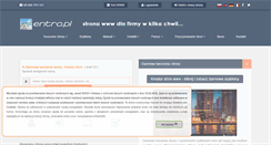 Desktop Screenshot of entro.pl