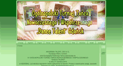 Desktop Screenshot of dancetalent.entro.pl