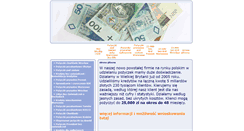 Desktop Screenshot of kredytyna.entro.pl