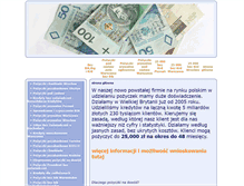 Tablet Screenshot of kredytyna.entro.pl